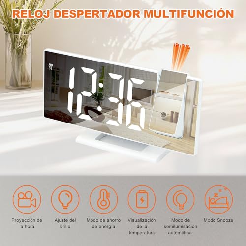 La mejor comparación de Relojes de proyección - solo los mejores. 23 Imagen adicional