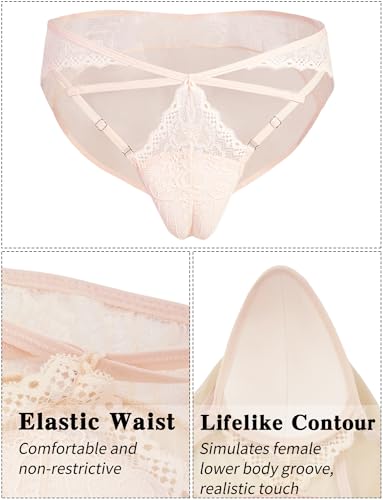 FEOYA Men's Adjustable Strap Hiding Gaff Panty Crossdresser Panties Tucking Underwear Vagina Pants4