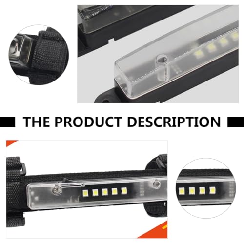 Barra de luces LED para jaula antivuelco y luz interior de techo para coche de golf 4