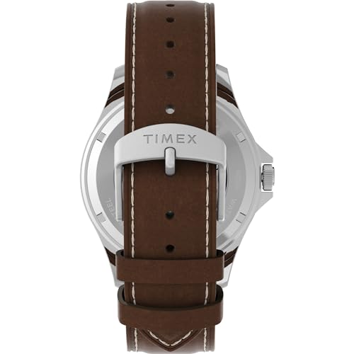 TIMEX Men Tan Round Stainless Steel Dial Analog Watch- TW2V41500U9 - Image 3