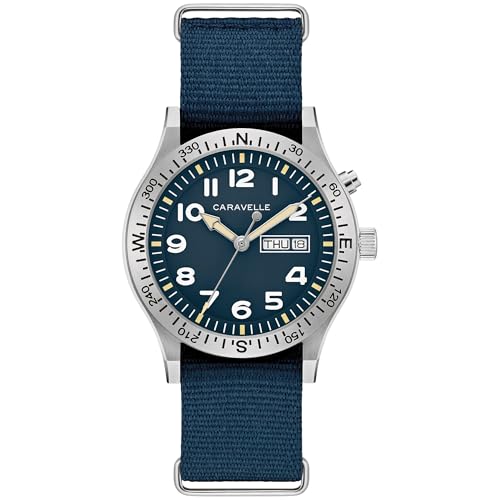 Montre Caravelle pour homme actif avec son bracelet nylon sport chic 43C126
