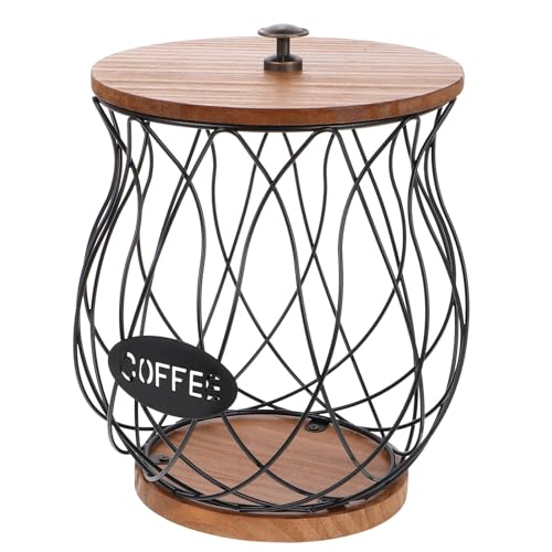 Panier pour capsules de café design unique en fer noir de table - 2