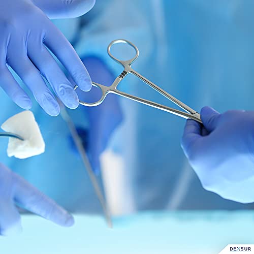 Dexsur DS01KELCUR015 Precision Kelly Hemostat Forceps Locking Tweezers Clamp thumb #1