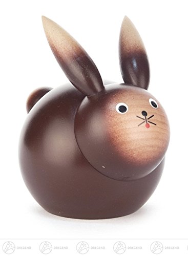 Osterdeko Lapin Marron Foncé M pour Sublimer votre Table de Pâques en Famille