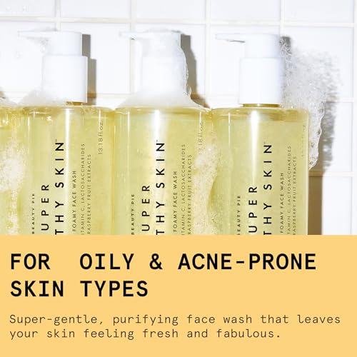 Beauty Pie Super Healthy Skin™ Jumbo Super-Gentle Foamy Face Wash, Purifying Amino Acid Foaming Cleanser, Perfect for Oily & Acne-Prone Skin Types, 390ml, Made in Japan - Image 6