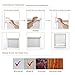 SCHRLING No Drill Daylight Roller Shade Tension Inside Mount Expansion Window Blind,Custom Size:20”-90”W,20”-98”L