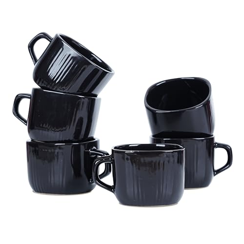 Image of DATA Zen Mug in Black, Set of 6