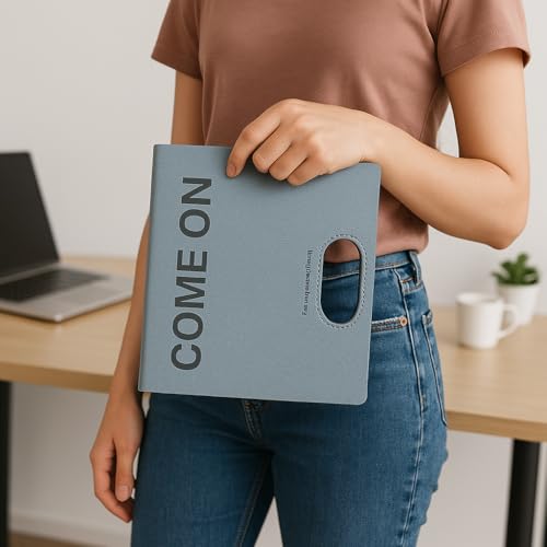 Image of A5 Journal Notebook Diary for Men Women | Office Journal Diary Notebook with Handle (200 Ruled Pages, 6 x 8.5 Inches, 80 GSM) (Handle Diary)