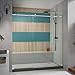 DreamLine SHDR-61727610-07 Shower Door, 68-72" W x 76" H, Brushed Stainless Steel