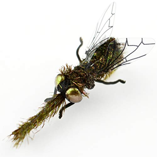 YAZHIDA Realistic Flies Fly Fishing Flies kit - Handmade Dry/Wet/Fly Fishing Lures (panfish Flies)