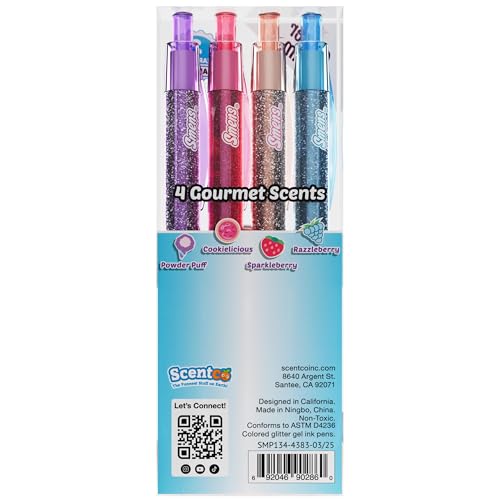 Bolígrafos Gel Multicolor con Brillo Aroma 4 Unidades miniatura 5