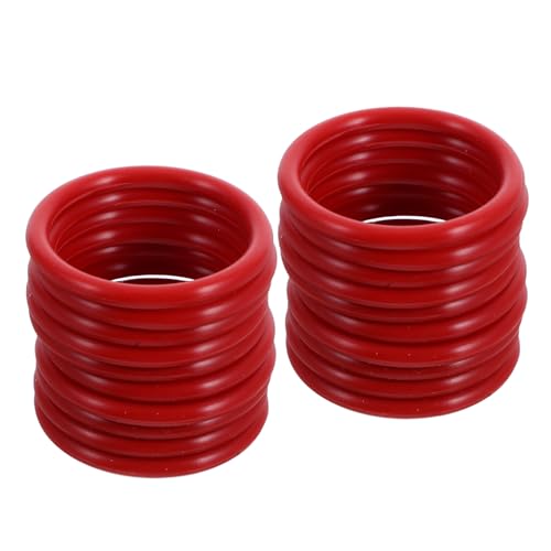 IWOWHERO Juntas de Silicona Rojas para Cafeteras Espresso, 20 Piezas de Repuesto Compatibles con Modelos Eabi, Eam, Eca, Hd5720, Hd5730 y Serie Cs5000, Cs5200, Sellado Hermético
