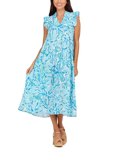 Image of Mud Pie Women's Mud Pie Women's Adair Tiered Maxi Dress
