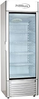 Premium PRF125DX 12.5 cu. ft. Single Door Merchandiser Refrigerator, Gray
