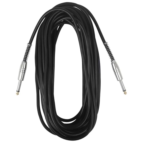 Câble patch guitare électrique et basse avec connecteur cuivre