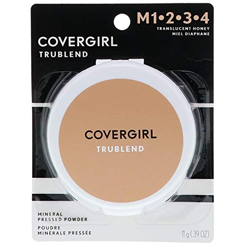 CoverGirl Trublend Pressed Powder, Translucent Honey 3, 0.39-Ounce Packages (Pack of 2)