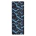 ALAZA Light Blue Glowing Lightning Pattern Yoga Mat Non Slip Fitness Exercise Mat, Workout Mat for Yoga, Pilates and Floor Exercises