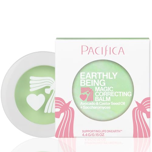 Pacifica Earthly Being Magic Correcting Balm – Green Color Corrector Face Primer for Redness, Vegan & Cruelty-Free Smoothing Balm, 0.15 oz