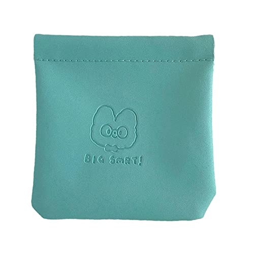 NAUXIU Pocket Squeeze Key Wallet Coin Purse Selbstschließende Kosmetiktaschen Kleine Kurze Karte Tasche Wechselgeld Kopfhörer oder Halter Geld Cover