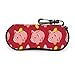 Produktbild OKIJH Tragbare Brillenetui, Aufbewahrungsbox, Brillenetui, Kosmetiktasche Cute Piggy Bank And Gold Coins Portable Eyeglass Case Abrasion Resistant Glasses Protective Case Soft Sunglass Bag with Carabi