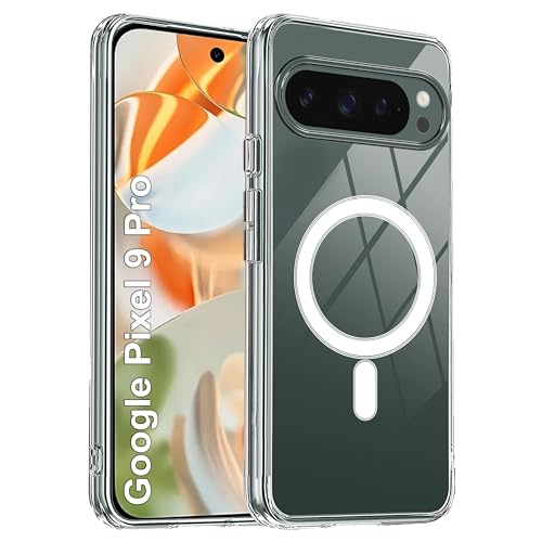 Image of Zapcase Back Case Cover for Google Pixel 9 Pro | Compatible for Google Pixel 9 Pro Back Cover | Compatible with MagSafe | Scratch-Resistant Back Cover | Clear