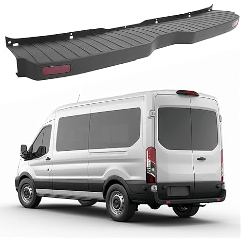KUAFU Rear Bumper Step Cover for Ford Transit Cover