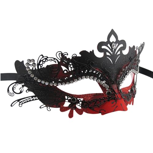 Image of Coddsmz Couples Masquerade Mardi Gras Christmas Venetian Cosplay Costume Halloween Party Mask Set