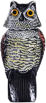 MacroHu 1X Eule Kunststoff Eulen Statuen Im Freien Realistische Eule