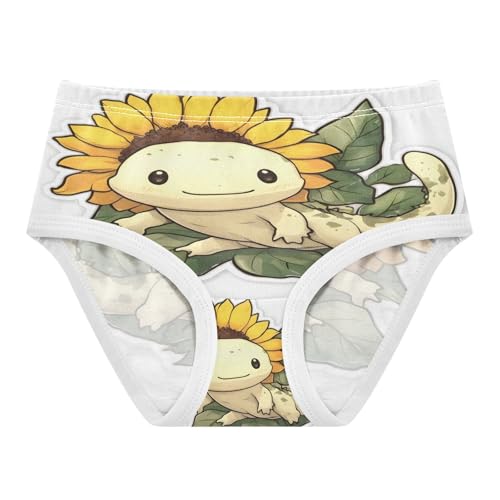 Cute Axolotl Sunflower Toddler Girls's Underwear 2T 202b8892