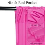Party Backdrop Curtain -10×10ft Black & Pink Background Decor for Birthdays, Baby Showers, Home Parties,Easy to Set up, Durable Photo Booth Wall Decoration for Adults & Kids - Image 3