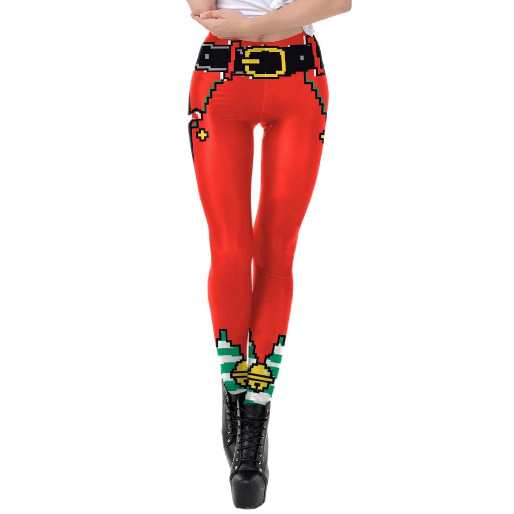 Women's Christmas Leggings Printed Trousers Fashion for Sport Holiday G|Clothing, Shoes & Accessories | Womens Clothing | Leggings-image-9