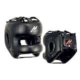 Playwell - Casco de boxeo (piel) Talla:S/M