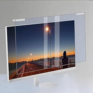 OWKAY Filtre de confidentialité universel 19-24 pouces Anti-éblouissement Anti-UV Film de protection d'écran pour ordinateur portable 16:9