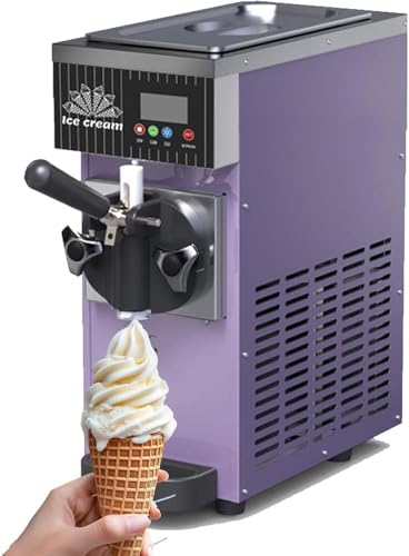 Soft Serve   Máquina comercial con preenfriamiento, limpieza automática y panel LCD, tasa de producción de 4 5 kg/h