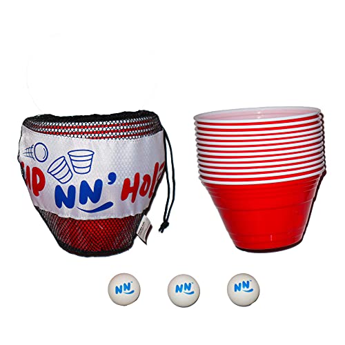 SIP NN' HOLE Game Mode | Floating Party Pong & Golf Meets Party Pong | Floating Beer Pong for the Swimming Pool or Lake | Golf Meets Beer Pong for the grass and tailgates | Best Party Games For Adults