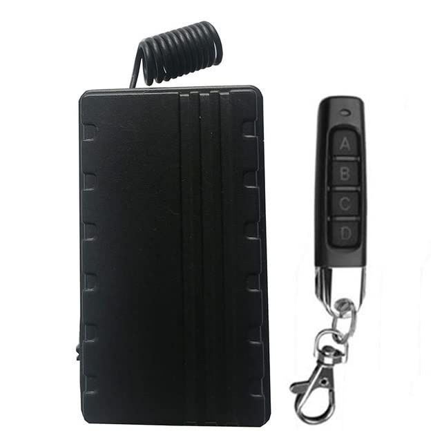 Remote Vibration Reminders 1.5V 4CH Wireless Reminders Alarm System mini Remote Transmitter PCB board 12345678 Vibrating - (Color: Gray)