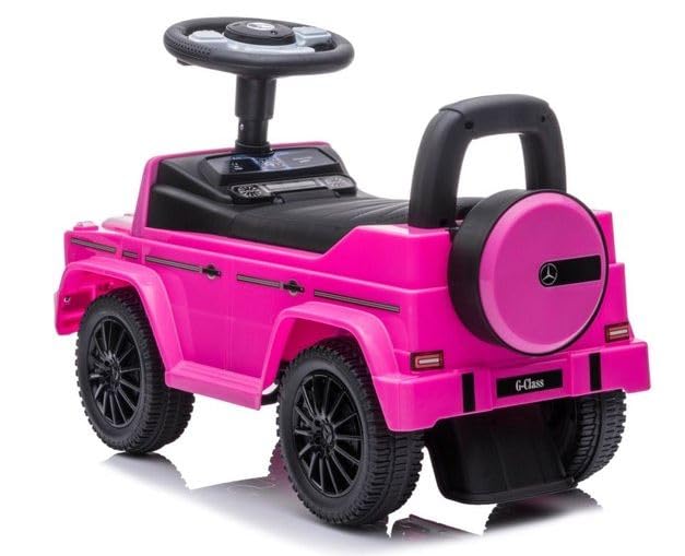 FINOOS Kinder Rutschauto Mercedes G350 - Lizenziert - Rutscher - Lauflernwagen - Lernspielzeug für Kinder Kinder von 12-36 Monaten (Rosa) – Bild 4