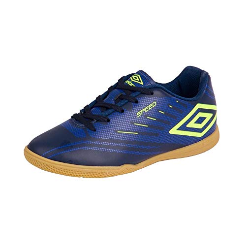 Chuteira Umbro Speed IV Futsal Juvenil Azul