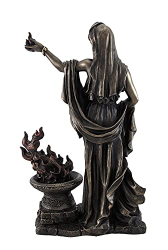 Greek Goddess Hestia Bronzed Statue Roman Vesta