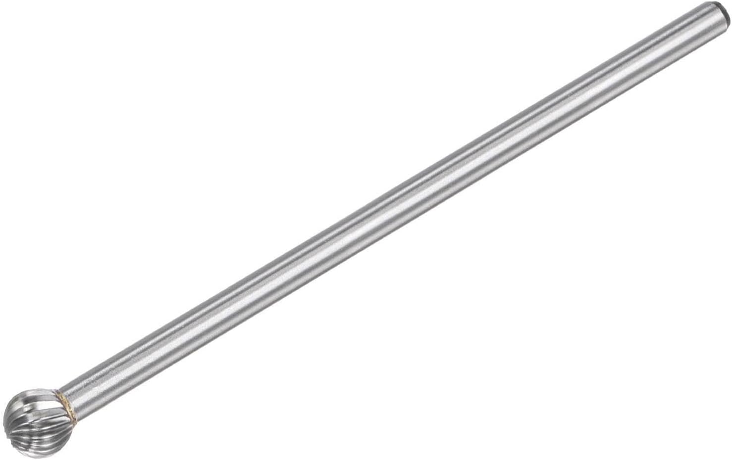 Toolparts And Accessories 10mm X 150mm 6mm Shank Single Cut Ball Carbide Tip Rotary Files (#CN#130824-03162)