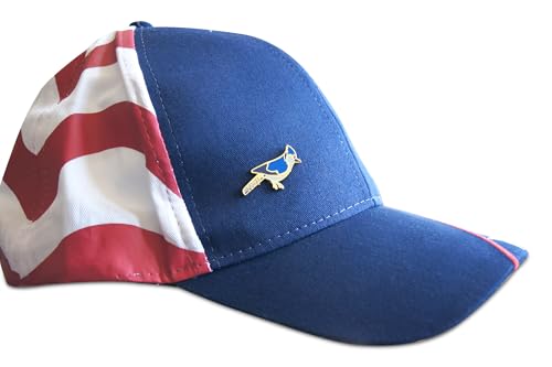 Image of Novel Merk Bird - Flying Animal Lapel Pin, Hat Pin & Tie Tack Set - with Clutch Back