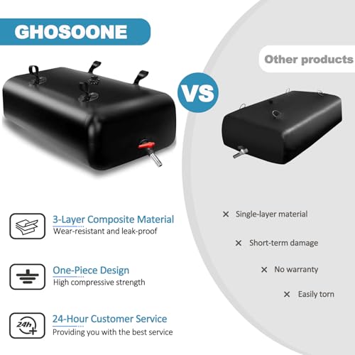 image for GHOSOONE 240 L/63 Gal Water Bladder Tank, Foldable Portable Water Stor