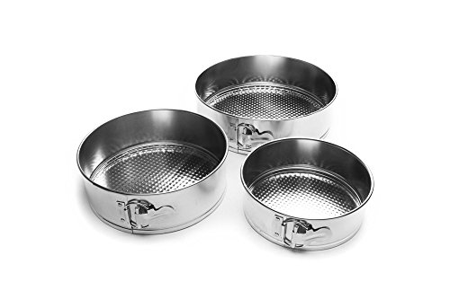 Fox Run Springform Pan Set, Tin-Plated Steel, 3-Piece #TOP1