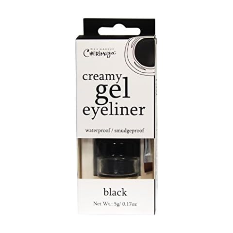 Max Makeup Cherimoya Creamy Gel Eyeliner, Black and White Cover