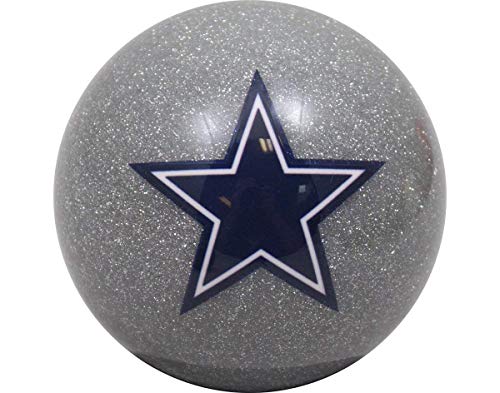 DC4U Officially Licensed NFL Cowboys Silver Billiard Pool Cue Ball