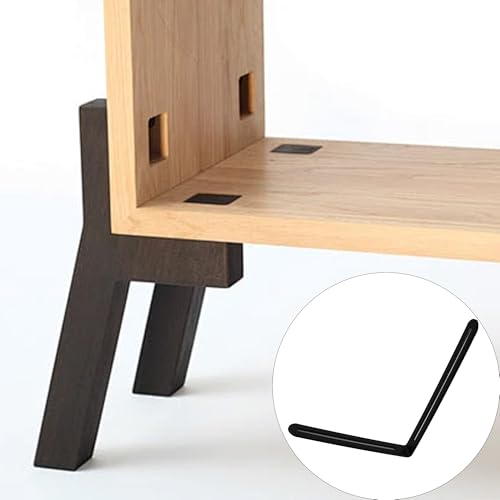 Code d'angle mobile en acier inoxydable durable pour étagère robuste - 4 pcs - 5