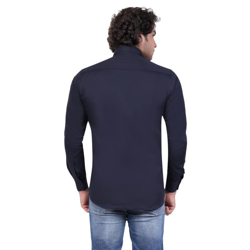 Image of Men's Slim Fit Twill Formal Shirt