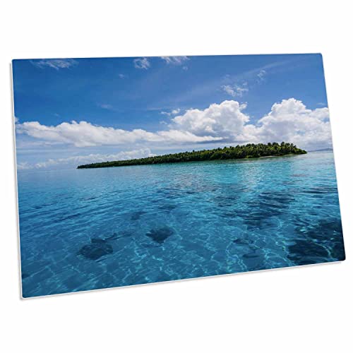 3dRose Little Islet en Micronesia - Pad de Escritorio