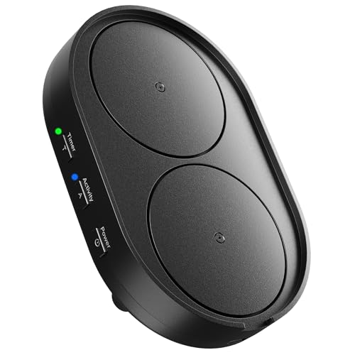 Image of Undetectable Mouse Mover Jiggler, Adjustable Activity, Optional Shut-Off Timer, Random Movement Engine, No Software, Quiet & Undetectable Operation, USA Company (Dual Disc)