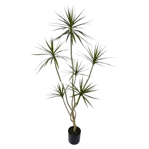 AfanD Artificial Dracaena marginata,6ft Tall Fake Plants Artificial Dracaena marginata Plants for Indoor, Fake Trees for Office Home Living Room Floor Patio Greening Porch Decor